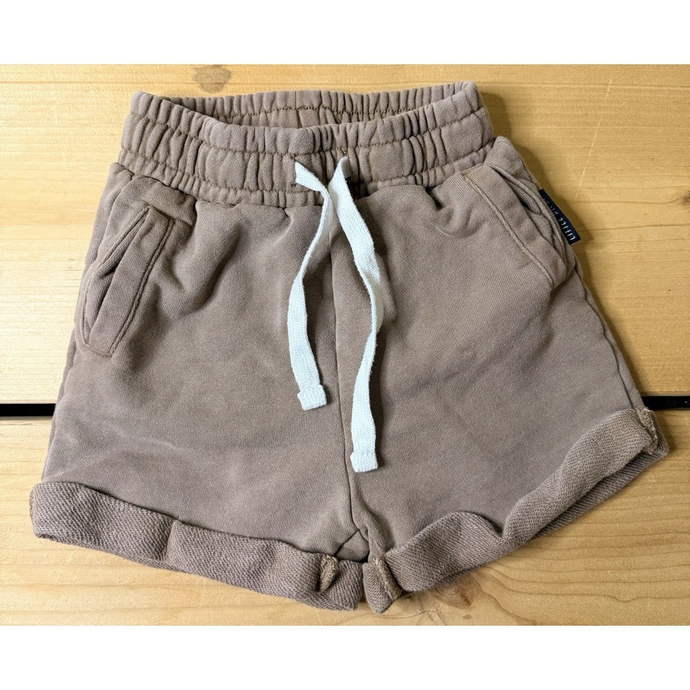 Little Bipsy Surf Camp Shorts with Pockets. Brown/Clay (12-18 Months) Cozy Comfy